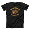 Touchdowns And Turkeys Funny Thanksgiving Men/Unisex T-Shirt Black | Funny Shirt from Famous In Real Life