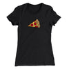 Pizza Slice Couple's Shirt Women's T-Shirt Black | Funny Shirt from Famous In Real Life