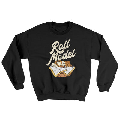 Roll Model Ugly Sweater Black | Funny Shirt from Famous In Real Life