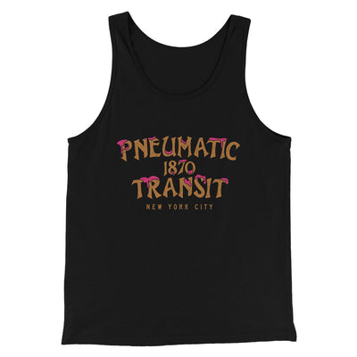 Pneumatic Transit Funny Movie Men/Unisex Tank Top Black | Funny Shirt from Famous In Real Life
