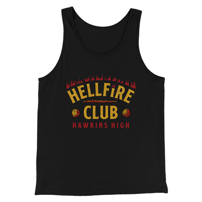 Hellfire Club Men/Unisex Tank Top Black | Funny Shirt from Famous In Real Life