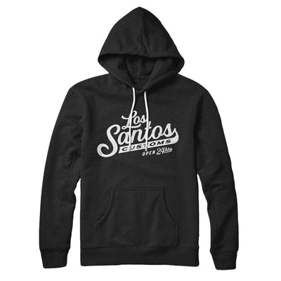 Los Santos Customs Hoodie Black | Funny Shirt from Famous In Real Life