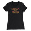 Pneumatic Transit Women's T-Shirt Black | Funny Shirt from Famous In Real Life