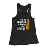 It's The Leaning Tower Of Cheeza Women's Flowey Racerback Tank Top Black | Funny Shirt from Famous In Real Life