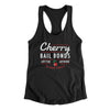 Cherry Bail Bonds Women's Racerback Tank Black | Funny Shirt from Famous In Real Life