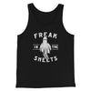 Freak In The Sheets Men/Unisex Tank Top Black | Funny Shirt from Famous In Real Life