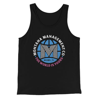 Montana Management Co Funny Movie Men/Unisex Tank Top Black | Funny Shirt from Famous In Real Life