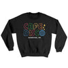Cafe Disco Ugly Sweater Black | Funny Shirt from Famous In Real Life