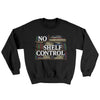 No Shelf Control Ugly Sweater Black | Funny Shirt from Famous In Real Life