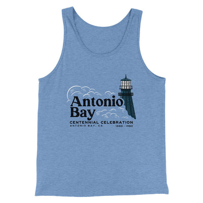 Antonio Bay Centennial Funny Movie Men/Unisex Tank Top Blue TriBlend | Funny Shirt from Famous In Real Life