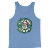 Sativa Claus Men/Unisex Tank Top Blue TriBlend | Funny Shirt from Famous In Real Life
