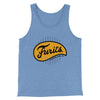 The Baseball Furies Funny Movie Men/Unisex Tank Top Blue TriBlend | Funny Shirt from Famous In Real Life