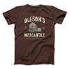 Oleson's Mercantile Funny Movie Men/Unisex T-Shirt Brown | Funny Shirt from Famous In Real Life