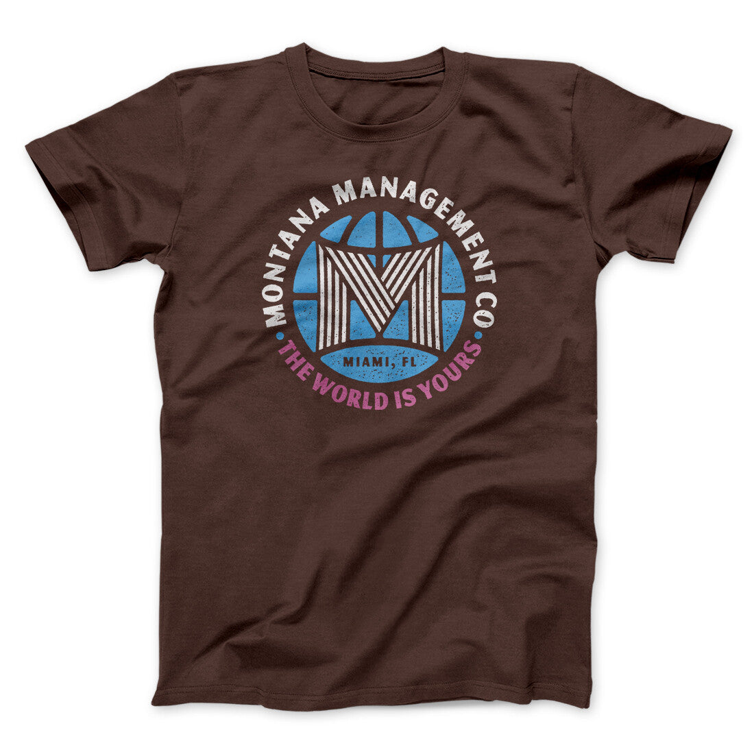 Montana Management Co Funny Movie Men/Unisex T-Shirt Brown | Funny Shirt from Famous In Real Life