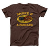 Smoke And A Pancake Funny Movie Men/Unisex T-Shirt Brown | Funny Shirt from Famous In Real Life