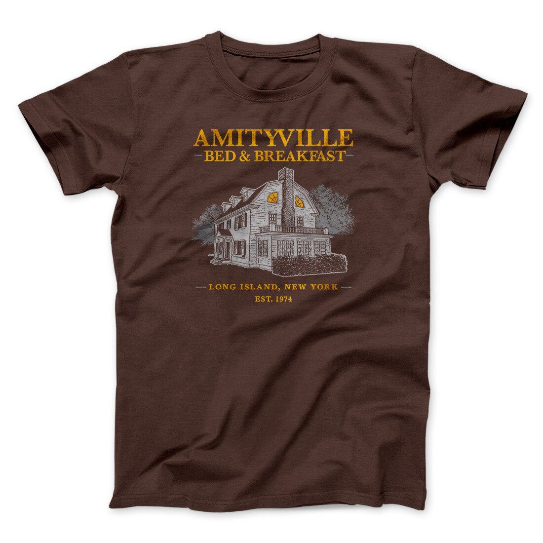 Amityville Bed And Breakfast Funny Movie Men/Unisex T-Shirt | Funny Shirt from Famous In Real Life