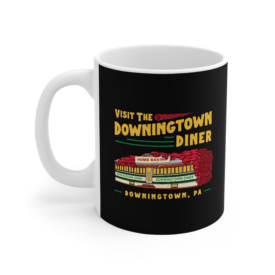 Downingtown Diner Coffee Mug | Funny Shirt from Famous In Real Life