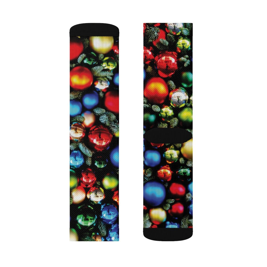 Christmas Ornament Adult Crew Socks | Funny Shirt from Famous In Real Life