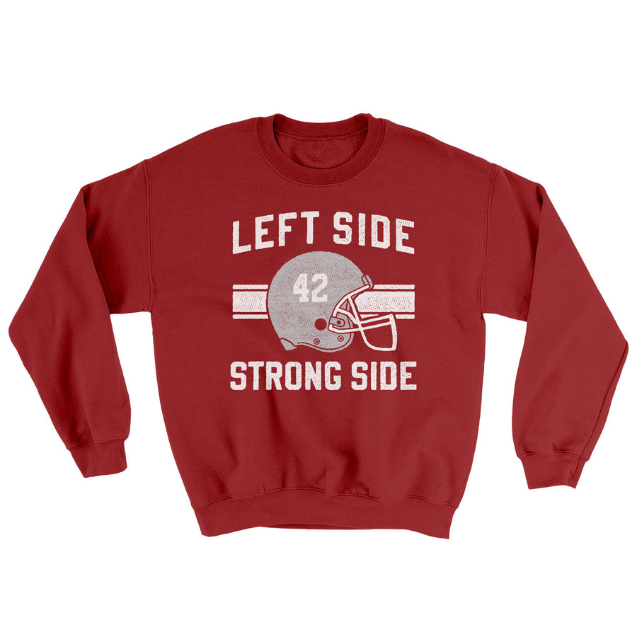 Left Side Strong Side Ugly Sweater | Funny Shirt from Famous In Real Life