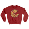 Pizza Slice Couple's Shirt Ugly Sweater Cardinal Red | Funny Shirt from Famous In Real Life