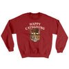Happy Catsgiving Ugly Sweater Cardinal Red | Funny Shirt from Famous In Real Life