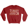 Turkey & Mashed Potatoes 2024 Ugly Sweater Cardinal Red | Funny Shirt from Famous In Real Life