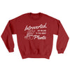 Introverted But Willing To Talk About Plants Ugly Sweater Cardinal Red | Funny Shirt from Famous In Real Life