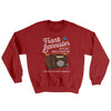 Frank Bannister Psychic Investigator Ugly Sweater Cardinal Red | Funny Shirt from Famous In Real Life