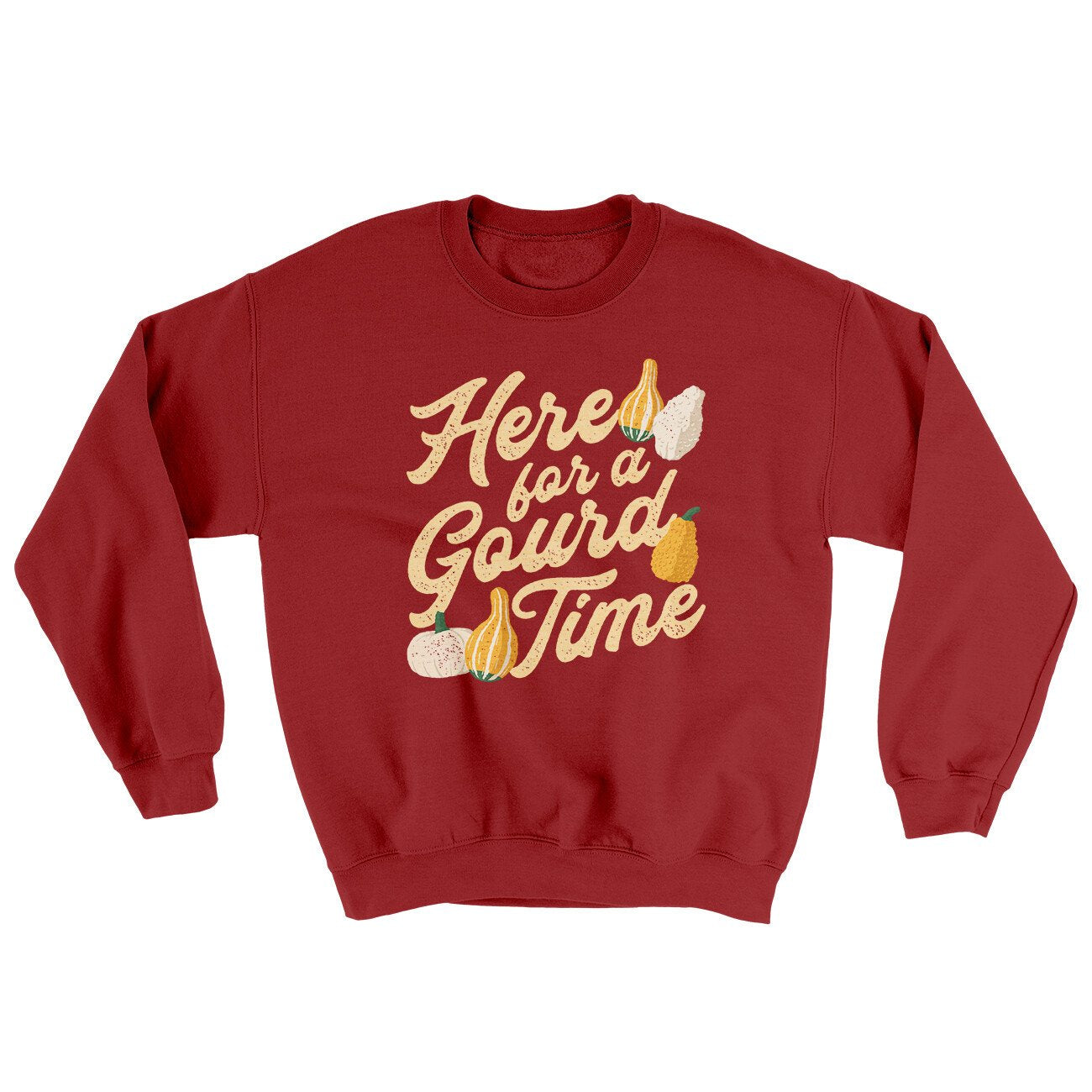 Here For A Gourd Time Ugly Sweater | Funny Shirt from Famous In Real Life