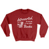 Introverted But Willing To Talk About Books Ugly Sweater Cardinal Red | Funny Shirt from Famous In Real Life