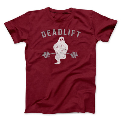 Deadlift - Ghost Men/Unisex T-Shirt Cardinal | Funny Shirt from Famous In Real Life