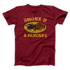 Smoke And A Pancake Funny Movie Men/Unisex T-Shirt Cardinal | Funny Shirt from Famous In Real Life