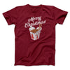 Merry Christmas Takeout Men/Unisex T-Shirt Cardinal | Funny Shirt from Famous In Real Life