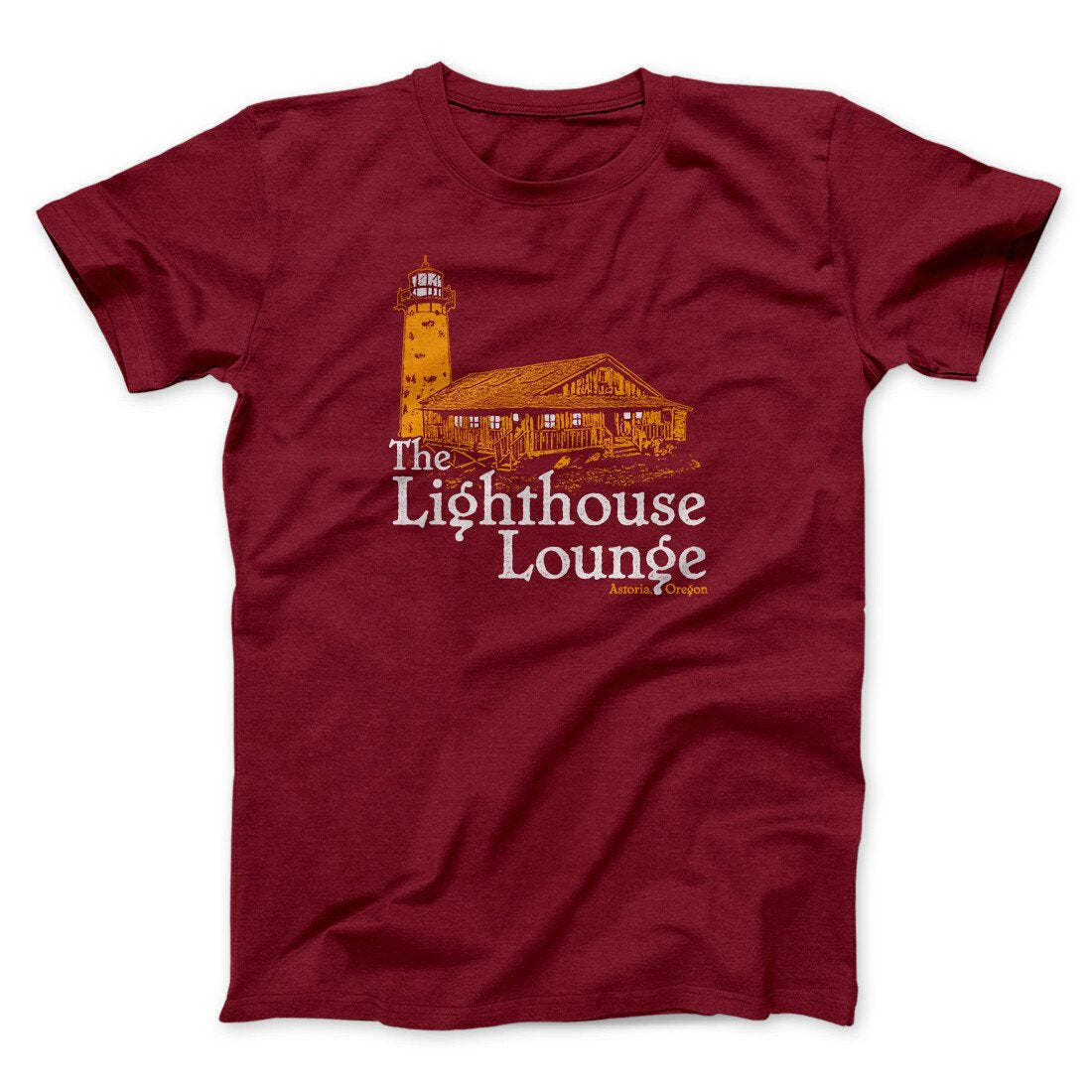 The Lighthouse Lounge Funny Movie Men/Unisex T-Shirt Cardinal | Funny Shirt from Famous In Real Life