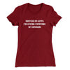 Instead Of Gifts I’m Giving Everyone My Opinion Women's T-Shirt Cardinal | Funny Shirt from Famous In Real Life