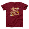 Here For A Gourd Time Men/Unisex T-Shirt Cardinal | Funny Shirt from Famous In Real Life