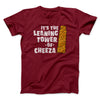 It's The Leaning Tower Of Cheeza Men/Unisex T-Shirt Cardinal | Funny Shirt from Famous In Real Life