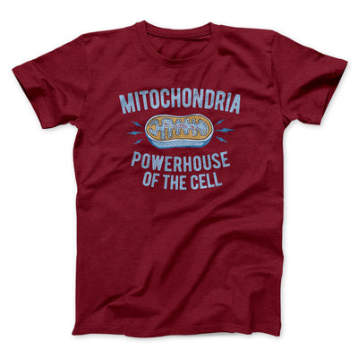 Mitochondria Powerhouse Of The Cell Men/Unisex T-Shirt Cardinal | Funny Shirt from Famous In Real Life