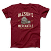 Oleson's Mercantile Funny Movie Men/Unisex T-Shirt Cardinal | Funny Shirt from Famous In Real Life