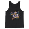 Wife Of The Party Men/Unisex Tank Top Charcoal Black TriBlend | Funny Shirt from Famous In Real Life