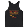 Dr. Jones Archaeology Funny Movie Men/Unisex Tank Top Charcoal Black TriBlend | Funny Shirt from Famous In Real Life