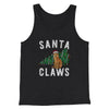 Santa Claws Men/Unisex Tank Top Charcoal Black TriBlend | Funny Shirt from Famous In Real Life