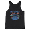 Internet Surf Club Funny Men/Unisex Tank Top Charcoal Black TriBlend | Funny Shirt from Famous In Real Life