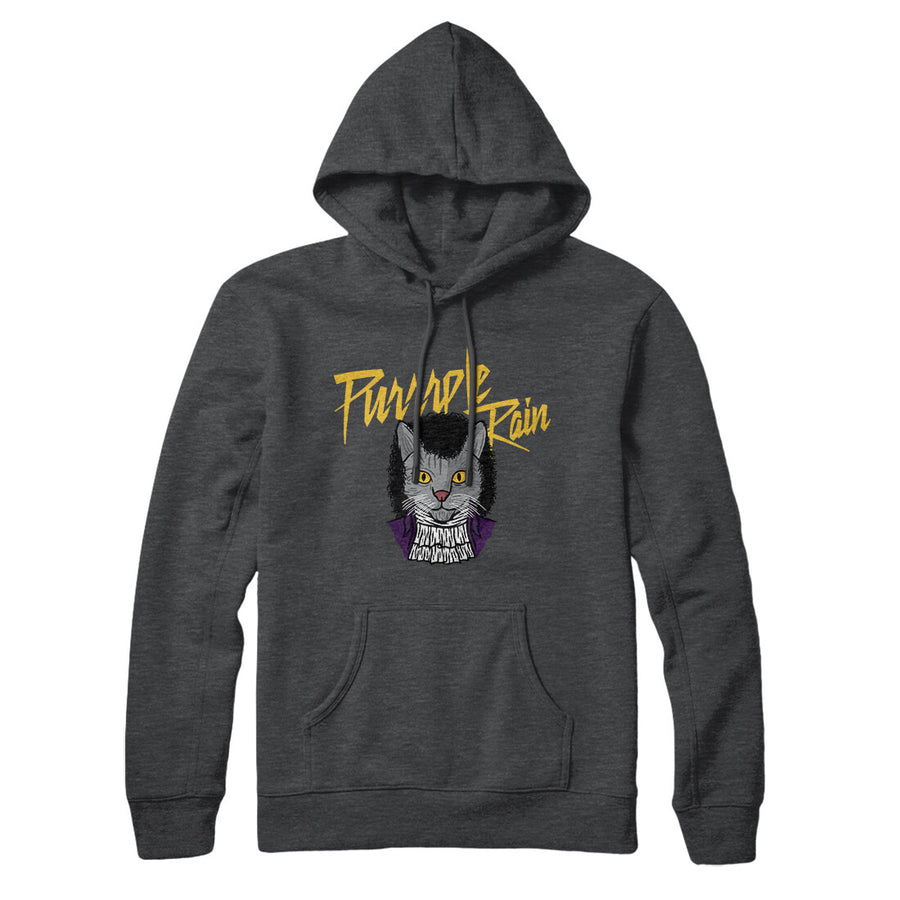 Purrrple Rain Hoodie | Funny Shirt from Famous In Real Life
