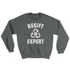 Regift Expert Ugly Sweater Charcoal | Funny Shirt from Famous In Real Life