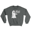 Boo - Ghost Ugly Sweater Charcoal | Funny Shirt from Famous In Real Life