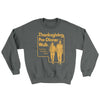 Thanksgiving Pre-Dinner Walk Ugly Sweater Charcoal | Funny Shirt from Famous In Real Life