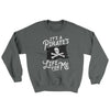 It's A Pirates Life For Me Ugly Sweater Charcoal | Funny Shirt from Famous In Real Life