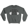 Ive Been Training For This All Year Ugly Sweater Charcoal | Funny Shirt from Famous In Real Life