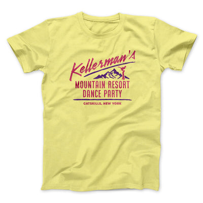 Kellermans Dance Party Funny Movie Men/Unisex T-Shirt Cornsilk | Funny Shirt from Famous In Real Life